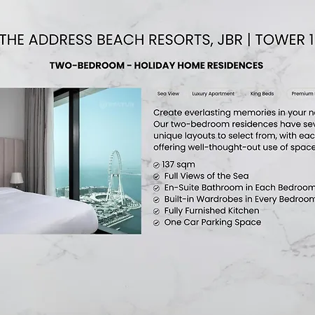 The Address Hotels, Jbr- 2Br Private Apartment With Beach Dubai Esterno foto